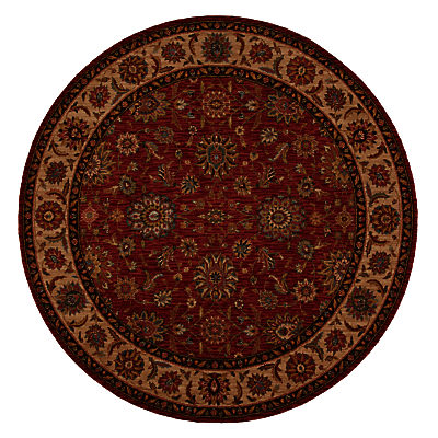 Living Treasures Rug, Dia.178cm Rust Living Treasures Rug, Dia.178cm Rust